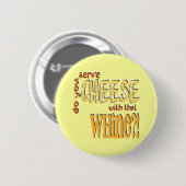 Käse - Knopf Button (Vorne & Hinten)