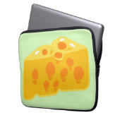Käse Laptopschutzhülle (Vorderseite Links)
