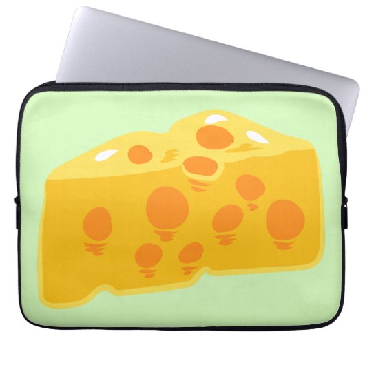 Käse Laptopschutzhülle (Vorderseite)