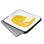 Käse Laptopschutzhülle (Vorne Knopf)