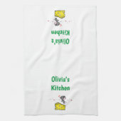 Käse Liebe Herz Mouse Küche Handtuch (Vertikal)