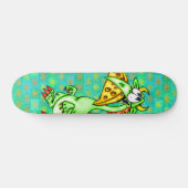 Käse-liebevoller Drache Skateboard (Horizontal)