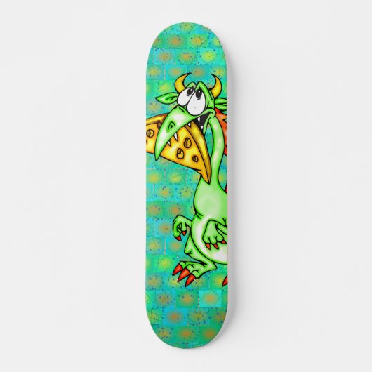 Käse-liebevoller Drache Skateboard (Vorne)