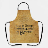 Käse liebt Schürze! Schürze (Vorderseite)