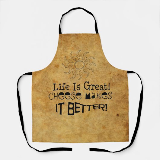 Käse liebt Schürze! Schürze (Vorderseite)
