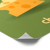 Käse Lover Kitchen Funny Food Wall Poster (Ecke)