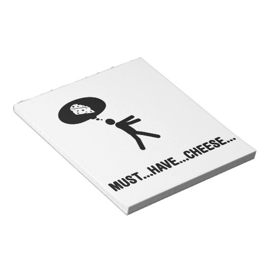 Käse Lover Notizblock (angewinkelt)