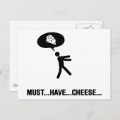 Käse Lover Postkarte (Vorne/Hinten)