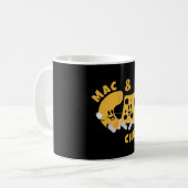 Käse Mac & Cheese Funny Gift Idee Kaffeetasse (Vorderseite Links)