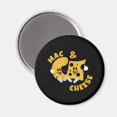 Käse Mac & Cheese Funny Gift Idee Magnet (Vorderseite/Rückseite)