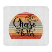 Käse macht alles besser schneidebrett (Vorderseite)