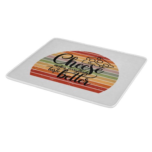 Käse macht alles besser schneidebrett (Ecke)