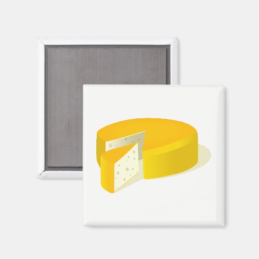 Käse Magnet (Vorderseite/Rückseite)