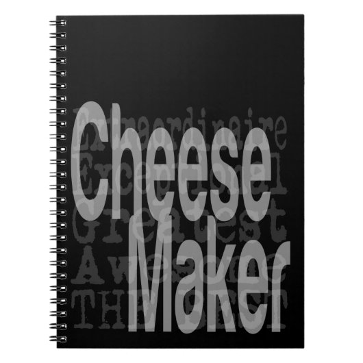 Käse Maker Extraordinaire Notizblock (Vorderseite)