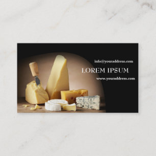 Käse Manager Shop Verkaufen Lebensmittel Köstlich Visitenkarte
