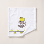 Käse Maus Badezimmer Handtuch Sets (Waschlappen)