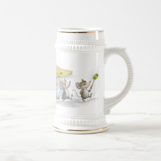 Käse (mit Oliven) Bierstein Bierglas (Rechts)