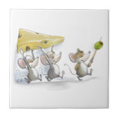 Käse (mit Oliven) Fliese (Vorderseite)