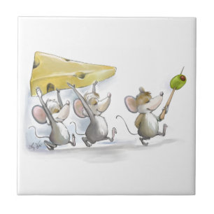 Käse (mit Oliven) Fliese