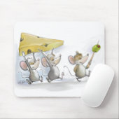 Käse (mit Oliven) Mousepad (Mit Mouse)