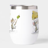 Käse (mit Oliven) Weintumbler (Rechts)