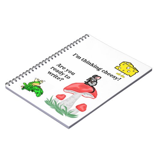 Käse Mouse Frog Writing Notebook Notizblock (Linke Seite)
