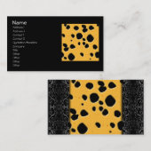 Käse-Muster Visitenkarte (Vorne/Hinten)