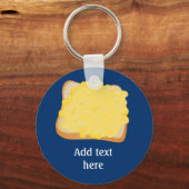 Käse 'n' Toast oder Rarebit mit Ihren benutzerdefi Schlüsselanhänger (Vorderseite)