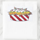 Käse Nachos Nacho Snack Chips Junk Food Stickers (Tasche)