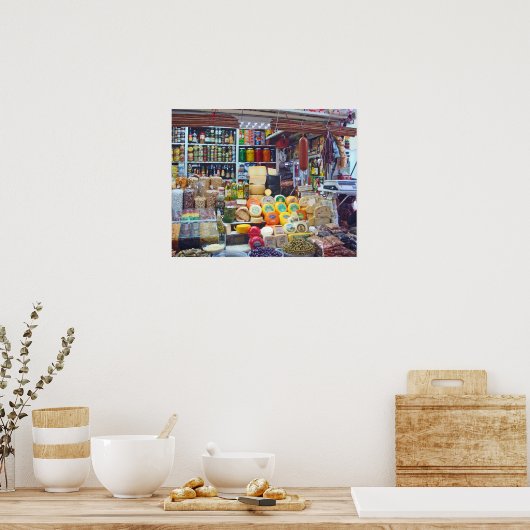 Käse, Oliven und Nuts Poster (Küche)