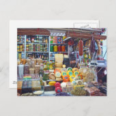 Käse, Oliven und Nuts Postkarte (Vorne/Hinten)