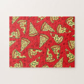 Käse Pizza Cool Food Fun Puzzle (Horizontal)