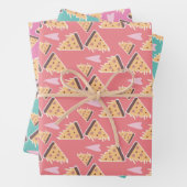 Käse Pizza Pepperoni Fleischscheiben Melgende Herz Geschenkpapier Set (Beispiel)