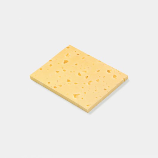 Käse Post-it Klebezettel (angewinkelt)