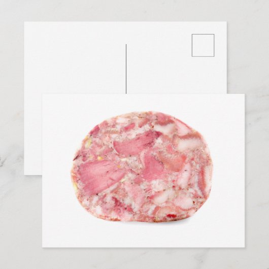 Käse Postkarte (Vorne/Hinten)