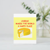 Käse Postkarte (Stehend Vorderseite)