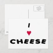 KÄSE POSTKARTE (Vorne/Hinten)