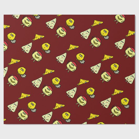 Käse Puns Geschenkpapier (Flach)