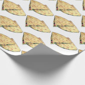 Käse Quesadillas Mexican Food Appetizer Queso Geschenkpapier (Ecke)