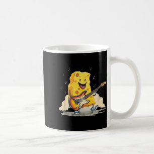 Käse-Sänger mit E-Gitarre für Rock-Fans Kaffeetasse
