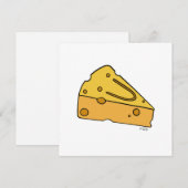 Käse-Schatz-Käse Einladung (Vorne/Hinten)