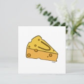 Käse-Schatz-Käse Einladung (Stehend Vorderseite)