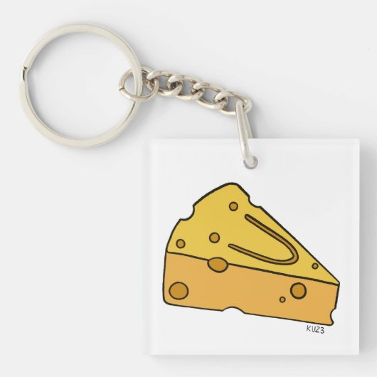 Käse-Schatz Schlüsselanhänger (Vorderseite)
