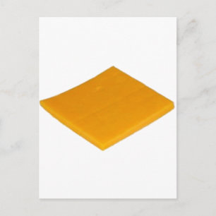 Käse Scheibe Postkarte