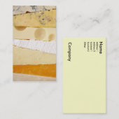 Käse-Scheiben Visitenkarte (Vorne/Hinten)
