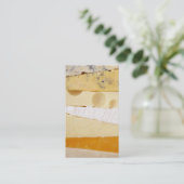 Käse-Scheiben Visitenkarte (Stehend Vorderseite)