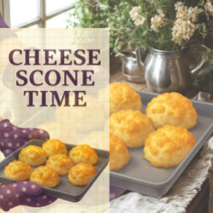 Käse-Scone-Teetuch Cottagecore Küchengeschenk Geschirrtuch