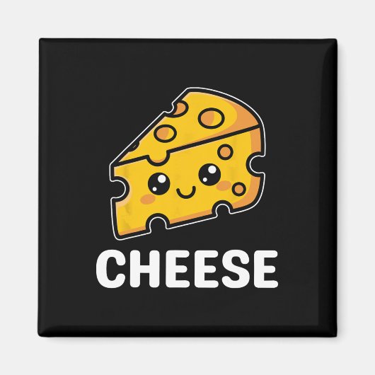 Käse Slice Mac Macaroni Kawaii Halloween Kostüm Magnet (Vorne)