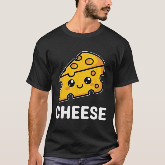 Käse Slice Mac Macaroni Kawaii Halloween Kostüm T-Shirt (Vorderseite)