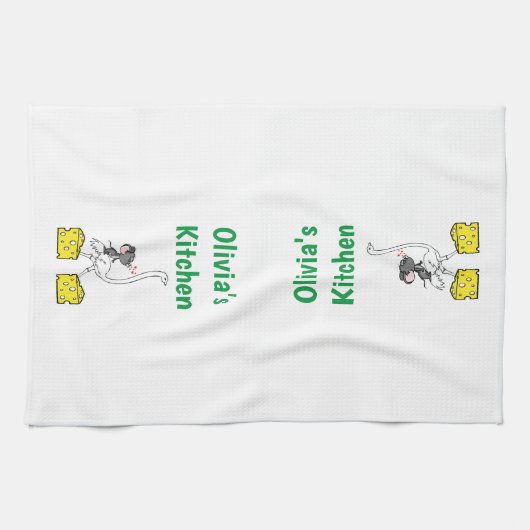 Käse Straußenmouse Küche Handtuch (Horizontal)